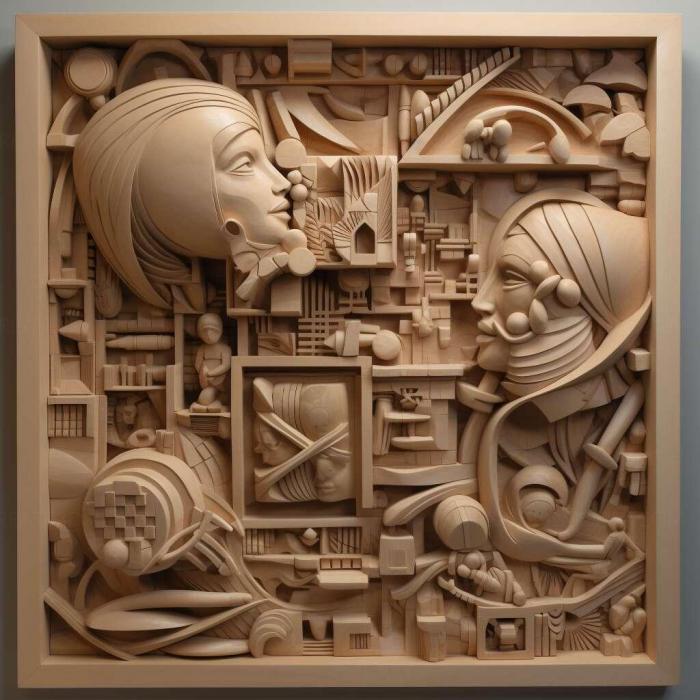 نموذج ثلاثي الأبعاد لآلة CNC 3D Art 